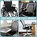 Seat Cushion - Car Seat Butt Pillow, Hip Support for Office Chair and Wheelchair - Coccyx Orthopedic Memory Foam Pad for Tailbone, Sciatica, Back Pain Relief - (Black)