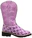 Roper Square Toe Floral Glitter Western Boot (Toddler/Little Kid)