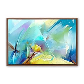 signwin Framed Canvas Wall Art Color Abstract Canvas...