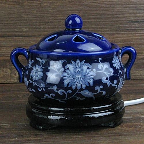 SOFT Duvet Covers Clock thermostat electronic sandalwood furnace/ceramic fragrance oil burner/Chen furnace/plug-in powder fragrance lamp/essential oil incense-A