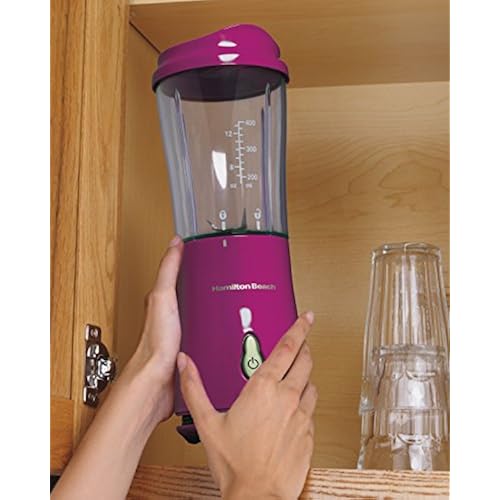 Hamilton Beach Personal Single Serve Blender with Travel Lid, Purple (51131) Home & Kitchen, Kitchen & Dining, Small Appliances, Blenders, Personal Size Blenders