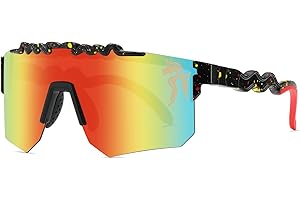 RICONE Two Sizes Cycling Sunglasses Polarized UV400 for Adults Youth Boys Girls Men Women Baseball Sports Glasses Outdoor