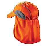 Ergodyne 6650 High Performance Hat with Neck Shade, Orange