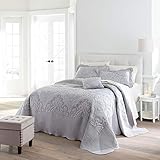 BrylaneHome Amelia Bedspread - King, Grey