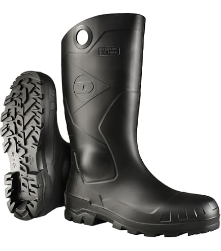 Amazon.com | Kprm Mens Steel Toe Rain Boots Waterproof Non  display picture 3