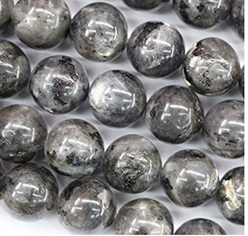 Top Quality Natural Larvikite Labradorite Black Labradorite Gemstone Beads 4mm Round Loose Beads 15.5