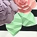 Unicorn Paper Flower Kit - DIY Unicorn Face Paper Flower Backdrop - 120 Piece Set - Unicorn Horn, Ears, and Lashes, 5 Flowers, 4 Leaves (Multi Color Unicorn Set)