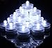 Signstek Set of 36 Submersible Waterproof Wedding Underwater Tea Light Sub LED Light for Decoration Wedding Party Bar etc.*White*