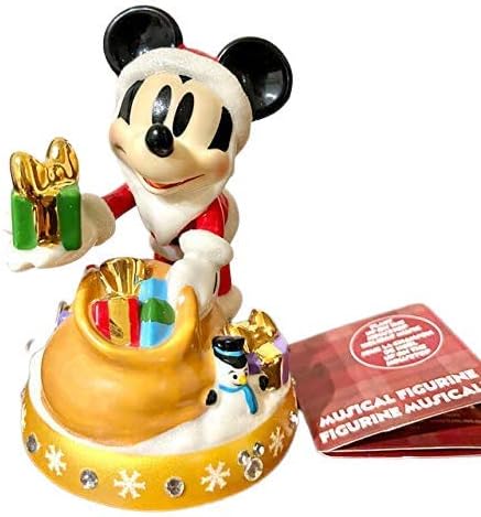 Amazon アメリカ限定 ミッキーマウス クリスマス サンタクロース 陶器 オルゴール オルゴール ホビー
