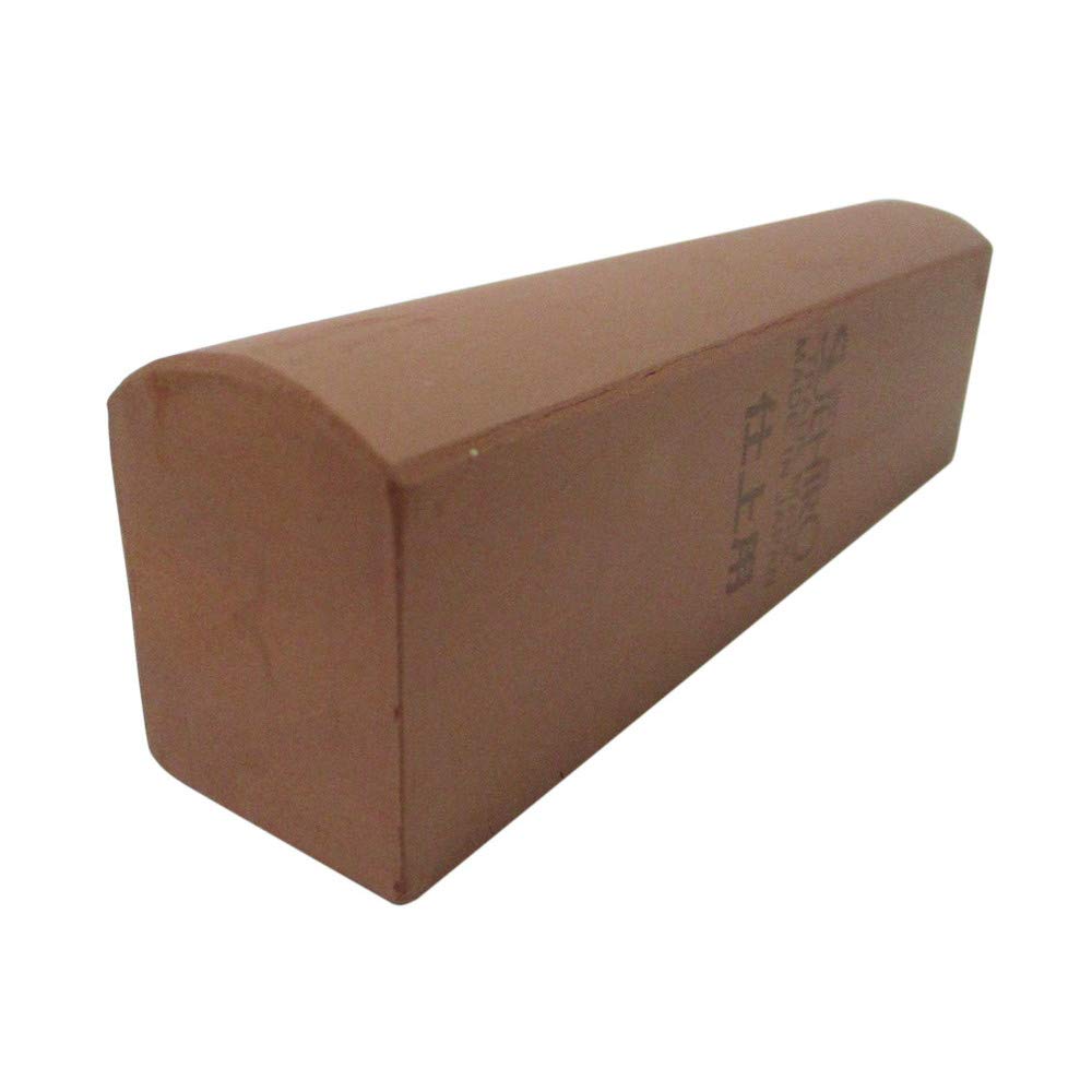 Suehiro Japanese Rounded Surface Sharpening Stone, Curved Blades, Whetstones for Gardening Tools, Coarse, Medium and Fine, Whetstone Size 134 x40 x 30mm (#500 - Medium)