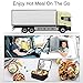 Personal Portable Oven for Car 24V Food Warmer for Reheating Meal & Raw Food Cooking Lunch Warmer by Aotto