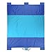 USA PolarBear Compact Outdoor Beach/Picnic Blanket Water Resistant Sand Free Oversized 7' x 9.5' Parachute Nylon Blankets for Travel,Camping,Hiking,Festival,Sports-5 Weightable Pockets