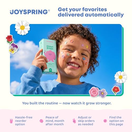 JoySpring SleepBerry - Kids Melatonin Liquid - 3MG Melatonin with D3 and Elderberry - Sugar-Free Liquid for Kids & Teens – Gentle Natural Sleep Support Formula (4 fl oz)