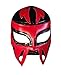 RAYMAN Adult Lucha Libre Wrestling Mask (pro-fit) Costume Wear - Black/Red