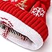 Kids Winter Warm Knit Beanie Hat and Scarf Set 2 Pcs,Crytech Pom Pom Deer Crochet Knitted Slouchy Snow Skull Ski Cap for 1-6 Years Baby Toddler Infant Boy Girl Christmas Accessory Gift (Elk)thumb 4