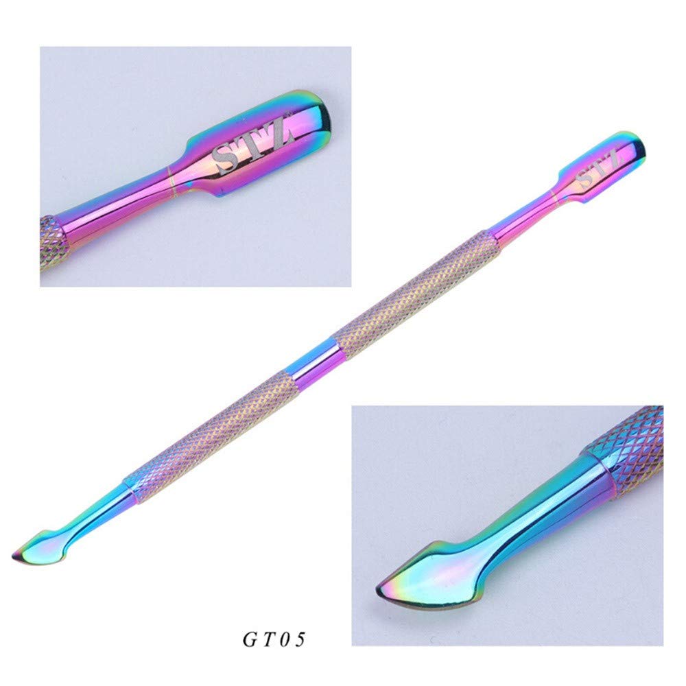 JYS Cuticle Pusher and Cutter, Stainless Steel Cuticle