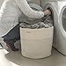 Storage Basket Extra Large Cotton Rope Woven 17?x15? Home Organizer Baskets Hand Woven Decorative Basket to Be Used As Laundry Hamper, Baby Toys Bin, Craft Storage Bin, Toddler Clothes Basket Bag