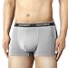 DAVID ARCHY Men's 4 Pack Underwear Ultra Soft Comfy Breathable Bamboo Rayon Trunks No Fly (S, Green/Gray)
