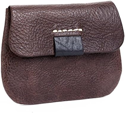MAGIC TALE Genuine Cow Leather Designer Wallet with Snap Closer,Great Gift Idea,Dark Brown