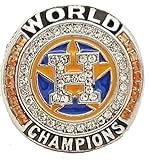 Astros 2017 Houston World Series Replica Ring (Silver) (9) Altuve