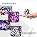Mini USB Disco Party Light, Mobile Phone Sound Activated Lights Crystal Magic Ball Portable Strobe Lamp 7 Modes Stage Light with Listen music, Dance, Parties LED decorations for IPhone Android and All
