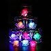 (12 Pack) Multi Color Light-Up LED Ice Cubes,1.37 times 1.37 Inch Square with 8mode color Changing and Flashing Function – Multi Color Version
