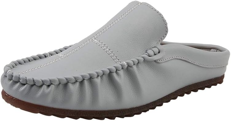 Amazon Oceanmap サンダル メンズ オフィスサンダル ビジネス スリッパ サボサンダル 革靴 ドライビングシューズ 室内履き 社内 履き 消臭 モカシン シューズ カジュアル ローファー スリッポン シューズ メンズ かかとなし 防滑 通気性 Oceanmap スリッパ ルーム