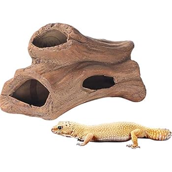 Creation Core Lizard Hideout Ceramic Branch Shape Snake Climbing Decor Reptile Habitat Decorations Aquarium Platform Hideouts Fish Shelter Hide Caves
