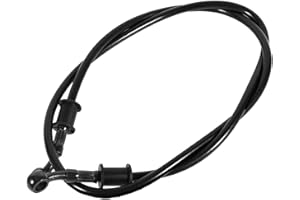 Aramox Steel Braided Brake Lines for Motorcycle 50cm - 120cm Motorcycle Braided Steel Brake Clutch Oil Hose Line Pipe Colorfu