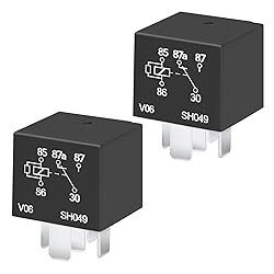 2 Pcs RY116 Relay, 12V 40A, 5-Pin, High-Performance
