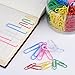 Shappy Paper Clips Medium and Jumbo Size, 450 Pieces (28 mm, 50 mm) (Multicolored)