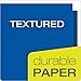 Oxford Twin-Pocket Folders, Textured Paper, Letter Size, Royal Blue, Holds 100 Sheets, Box of 25 (57512EE)