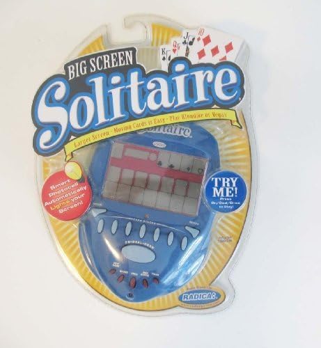 radica lighted solitaire handheld game