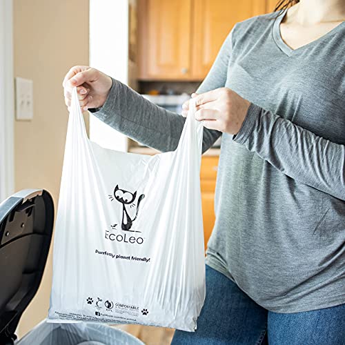 Cat Litter Waste Poop Bags XLarge, Compostable, Plasticfree, Thick