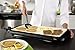 Oster Titanium Infused DuraCeramic Griddle with Warming Tray, Black/Crème (CKSTGRFM18W-TECO)