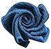 SINLAND Microfiber Waffle Weave Kitchen Dish Cloth Washcloths Quick Drying Dish Towels 13inch x13inch (6 Pack Blue)