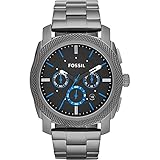 Fossil Machine Chronograph Smoke Stainless Steel Watch