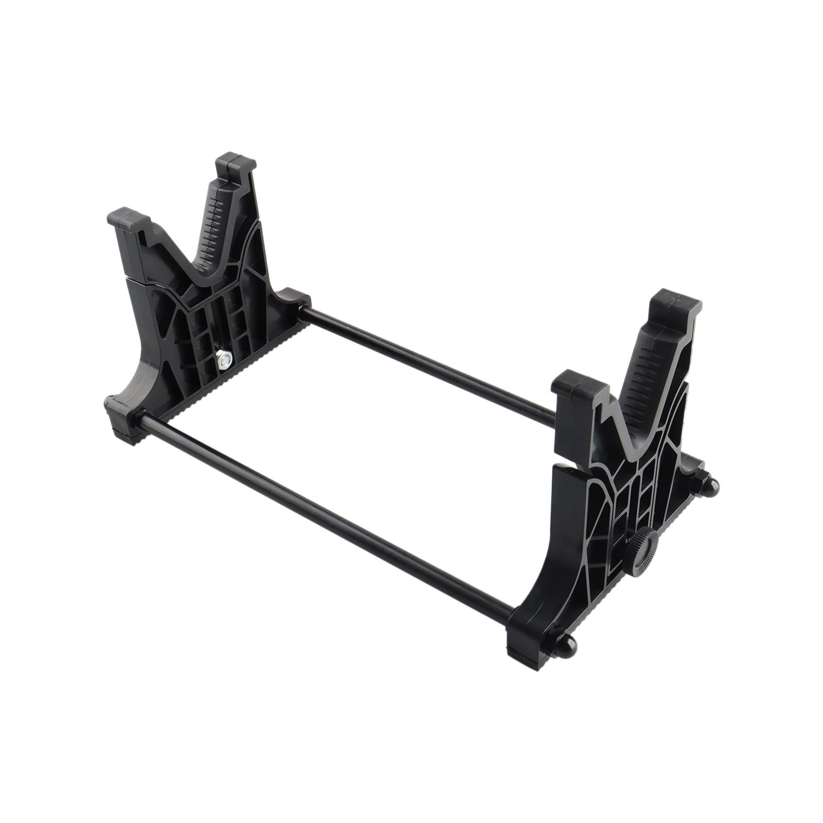 CANIS LATRANS Adjustable Gun Rack: 2-in-1 Wall Mount & Desktop Rifle Stand. Lightweight POM Honeycomb Maintenance Cradle for Cleaning & Scoping. Tactical Display Rest with Rubber Saddles.