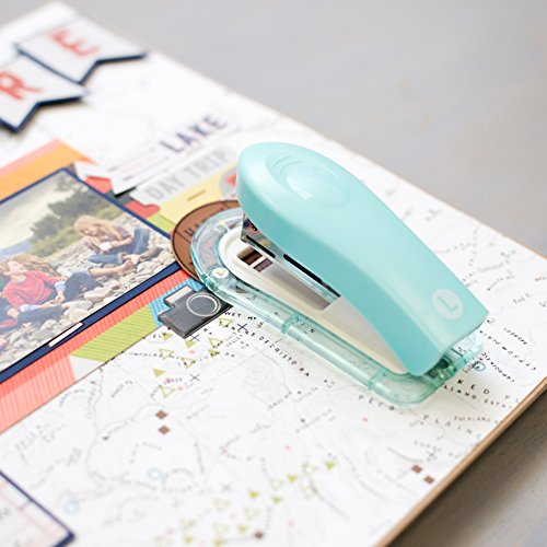 American Crafts Magnetic Staple Board by We R Memory Keepers | Includes small, medium and large magnetic staplers and 250 staples in 3 different sizes and 4 different colors