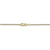 10k Yellow Gold Classic Cable Chain Necklace or Anklet