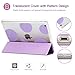 iPad mini Case,ipad mini 2 Case,Dailylux ipad mini 3 Case, Smart Folio Stand Cover Ultra Slim Light Shockproof TPU + Hard PC romantic bubble w/ Auto Sleep/Wake Function for ipad mini 1/2/3-Purple