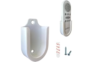 GENERIC Replacement Remote Wall Mount Holder for Addlon, TCL, Amico Ceiling Fan, White, with Mounting Hardware