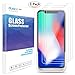 iPhone X Screen Protector, PLESON [3-Pack] [Case Friendly] iPhone X Tempered Glass Screen Protector with Easy Installation Tool, 2.5D Bubble-Free HD Glass Screen Protector for Apple iPhone X iPhone 10