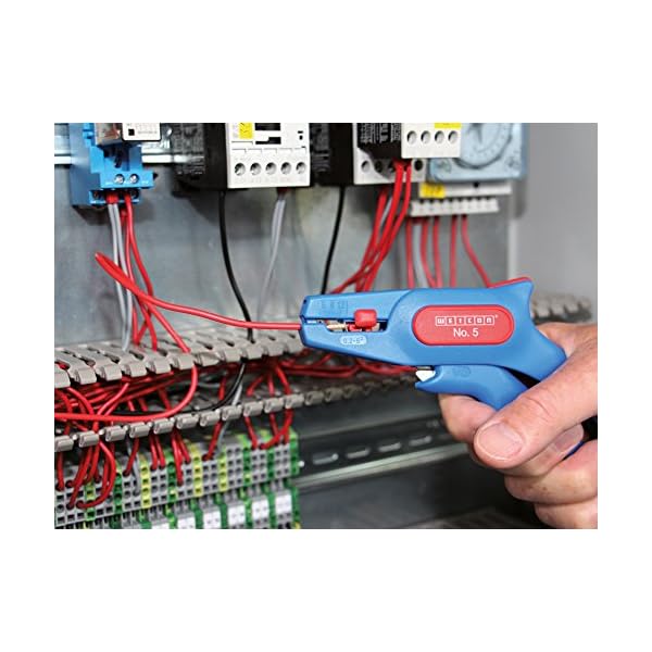 WEICON TOOLS Abisolierzange No. 5 | Automatische Abisolierzange fÃ¼r alle gÃ¤ngigen flexiblen und massiven Leiter von 0,2-6,0 mmÂ² – Bild 4