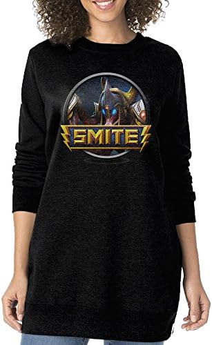 Women Smite Khepri Logo Cowl Neck Long Sleeve Sweatshirt Dress