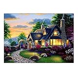 Fabal 5D Diy Diamond Embroidery Animals Diamond Mosaic Wolf And Swan Diamond Painting (B)