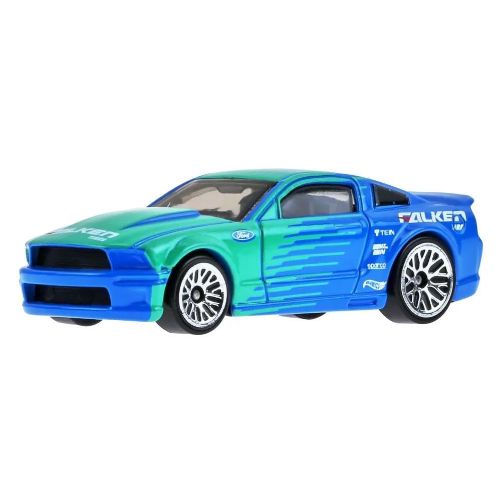 Hot Wheels - ´07 Ford Mustang - Then and Now 4/10 - HKJ43 - Short Card - Falken Design - Sparco - Mattel 2023