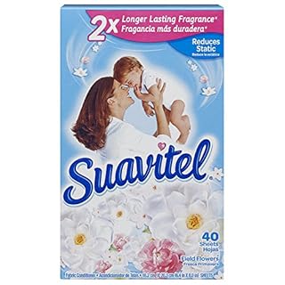 UPC 035000391643 product image for Suavitel Fabric Softener Dryer Sheets, Field Flowers, 40 Count (B005Q9Y1K0) | upcitemdb.com