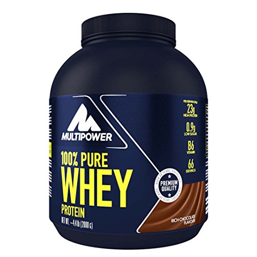 Buy Multipower 2000 g Chocolate 100 Percent Pure Whey Protein Powder by