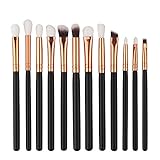 Makeup Brush Sets,Vovotrade 12Pcs Cosmetic Brush Makeup Brush Sets Kits Tools (B)